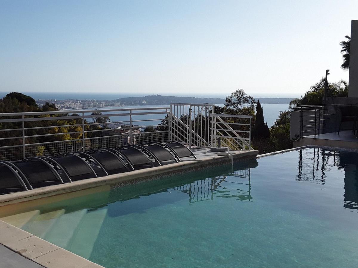 Villa Alamp#Supercannes #Golfejuan #Cannes #Mediterraneanpanoramicview #Piscine #Rooftop # Verymodern #Openliving #Closebeach #Closecapantibes Vallauris Exterior foto