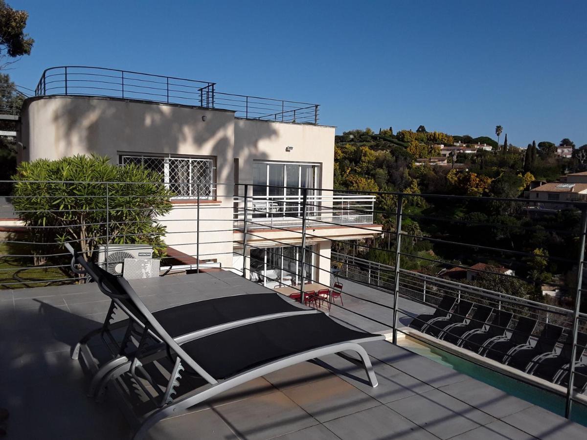 Villa Alamp#Supercannes #Golfejuan #Cannes #Mediterraneanpanoramicview #Piscine #Rooftop # Verymodern #Openliving #Closebeach #Closecapantibes Vallauris Exterior foto